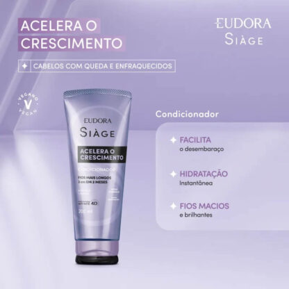 Condicionador Acelera Crescimento Siàge Eudora 200ml - Imagem 2