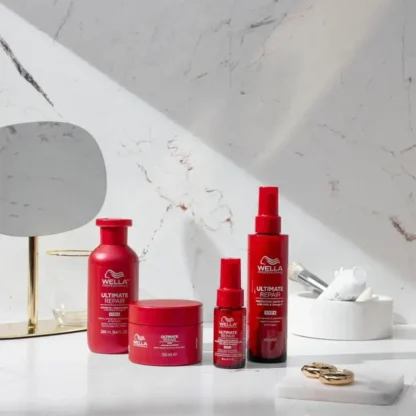 Kit Ultimate Repair Shampoo 250ml + Condicionador 200ml + Máscara 150ml + Leave-in 30ml Wella Professionals - Imagem 2