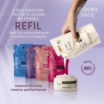 Refil Máscara Cica Therapy Siàge Eudora 250g - Imagem 2
