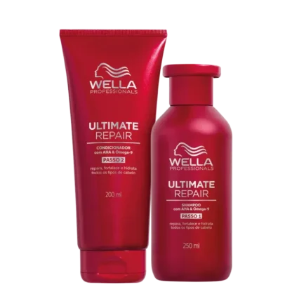 Kit Ultimate Repair Shampoo 250ml + Condicionador 200ml Wella Professionals