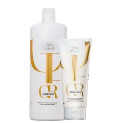 Kit Shampoo 1L + Condicionador 200ml Oil Reflections Wella Professionals