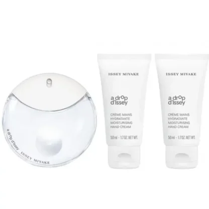 Kit Feminino A Drop D'Issey Issey Miyake Eau de Parfum 50ml + 2x Creme Para Mãos 50ml * - Imagem 3