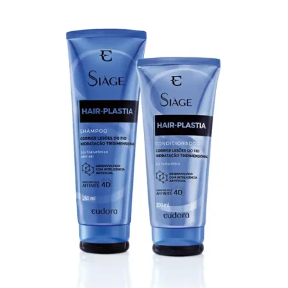 Kit Shampoo 250ml + Condicionador 200ml Hair Plastia Siàge Eudora