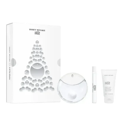 Kit Feminino A Drop D'Issey Issey Miyake Eau de Parfum 90ml + Creme Para Mãos 50ml + 10ml *