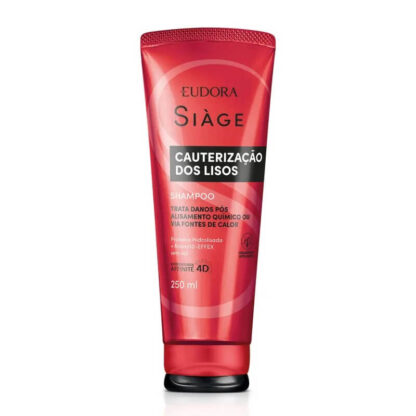 Shampoo Cauterização dos Lisos Siàge Eudora 250ml