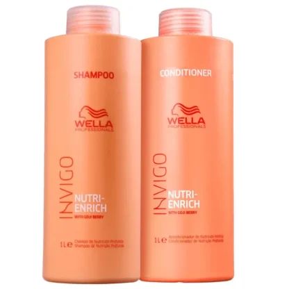 Kit Shampoo 1L + Condicionador 1L Invigo Nutri-Enrich Wella Professionals