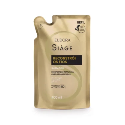 Refil Shampoo Reconstroi Fios Siàge Eudora 400ml