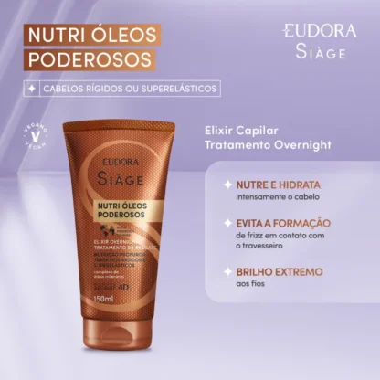 Elixir Noturno Nutri Oleos Poderosos Siàge Eudora 150ml - Imagem 2