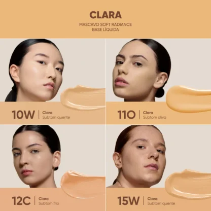 Base Líquida Soft Radiance Mascavo 30ml - Imagem 6