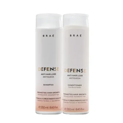 Kit Shampoo 250ml + Condicionador 250ml Defense Antiqueda Braé