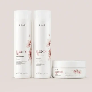 Kit Shampoo 250ml + Condicionador 250ml + Máscara 200g Blonde Oil by Ana Paula Siebert Braé