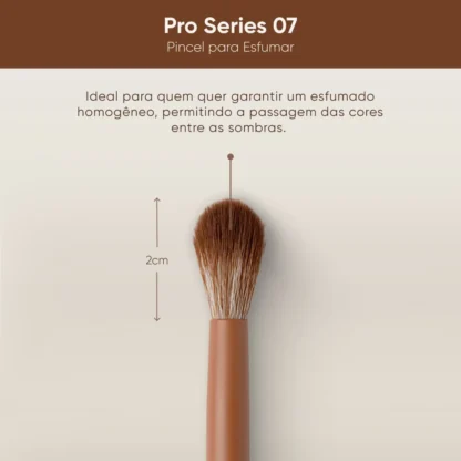 Pincel de Maquiagem Pro Series 07 Mascavo - Imagem 3