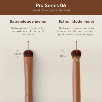 Pincel de Maquiagem Pro Series 06 Mascavo - Imagem 3