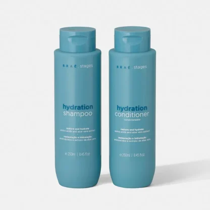 Kit Shampoo 250ml + Condicionador 250ml Hidratação Stages Hydration Braé