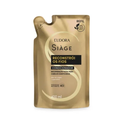 Refil Condicionador Reconstroi Fios Siàge Eudora 400ml