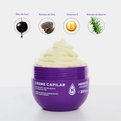 Creme Capilar Oakberry Hidratei 250ml - Imagem 2