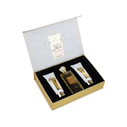 Kit Feminino Ana Awwal Golden Nusuk Eau De Parfum 100ml + SG 100ml + BL 100ml - Imagem 2