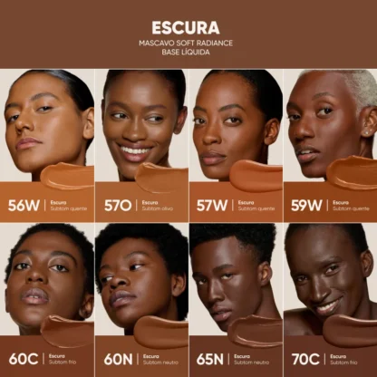 Base Líquida Soft Radiance Mascavo 30ml - Imagem 10