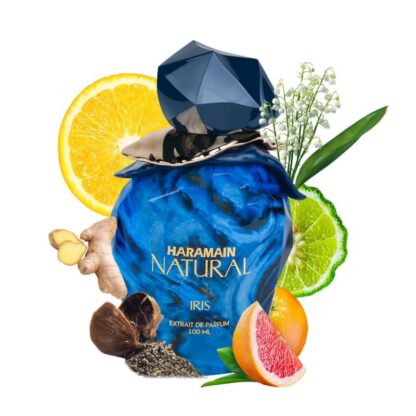 Perfume Compartilhável Árabe Natural Iris Extrait De Parfum Al Haramain 100ml - Imagem 3