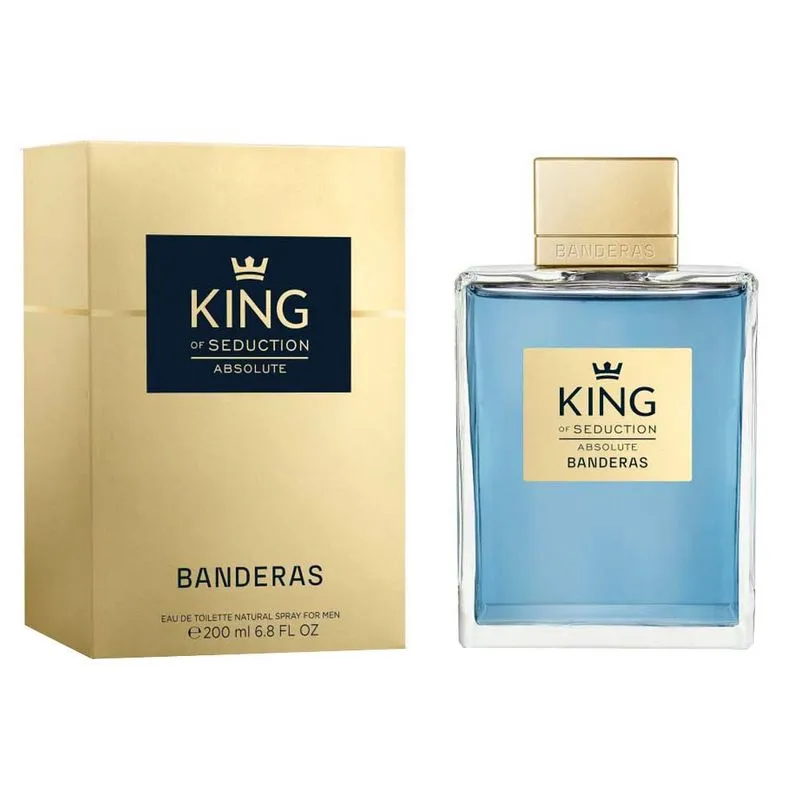 Perfume Masculino The King Of Seduction Absolute Banderas Eau de Toilette 200ml - Imagem 2