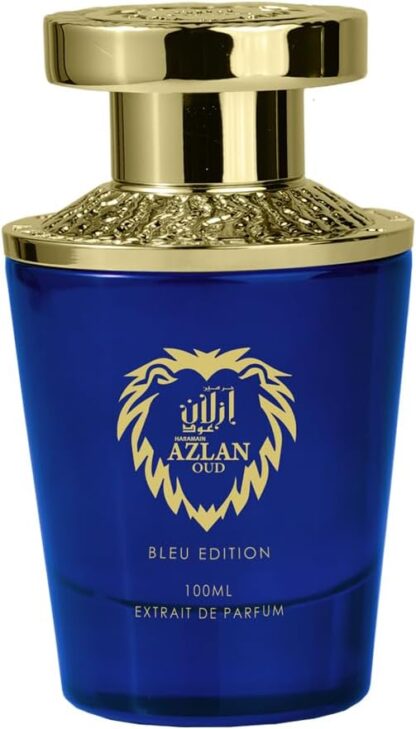 Perfume Compartilhável Árabe Azlan Oud Bleu Edition Extrait de Parfum Al Haramain 100ml