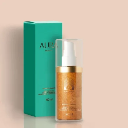 Body Místico Iluminador Afrodite Garden Aura Beauty 100ml - Imagem 2