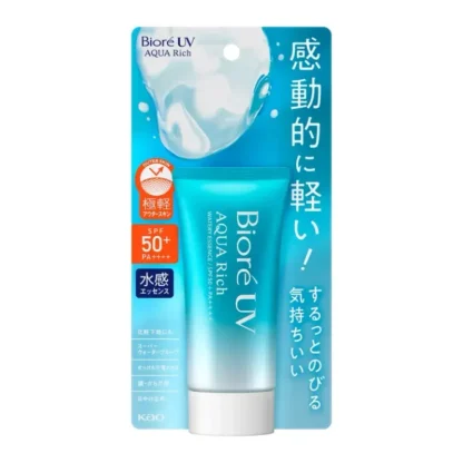 Protetor Solar Facial e Corporal UV Aqua Rich Watery Essence FPS50 Bioré 50g - Imagem 2