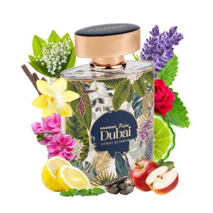 Perfume Compartilhável Árabe Palm Dubai Extrait de Parfum Al Haramain 100ml - Imagem 3